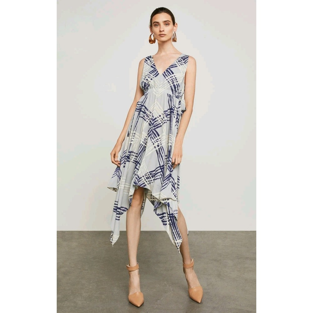 Bcbgmaxazria Indie Special Occasion Dress Handkerchief Hem Cruise Size M Resort